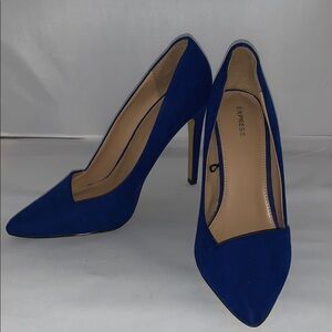 Express Cobalt/Royal Blue Women's Heels